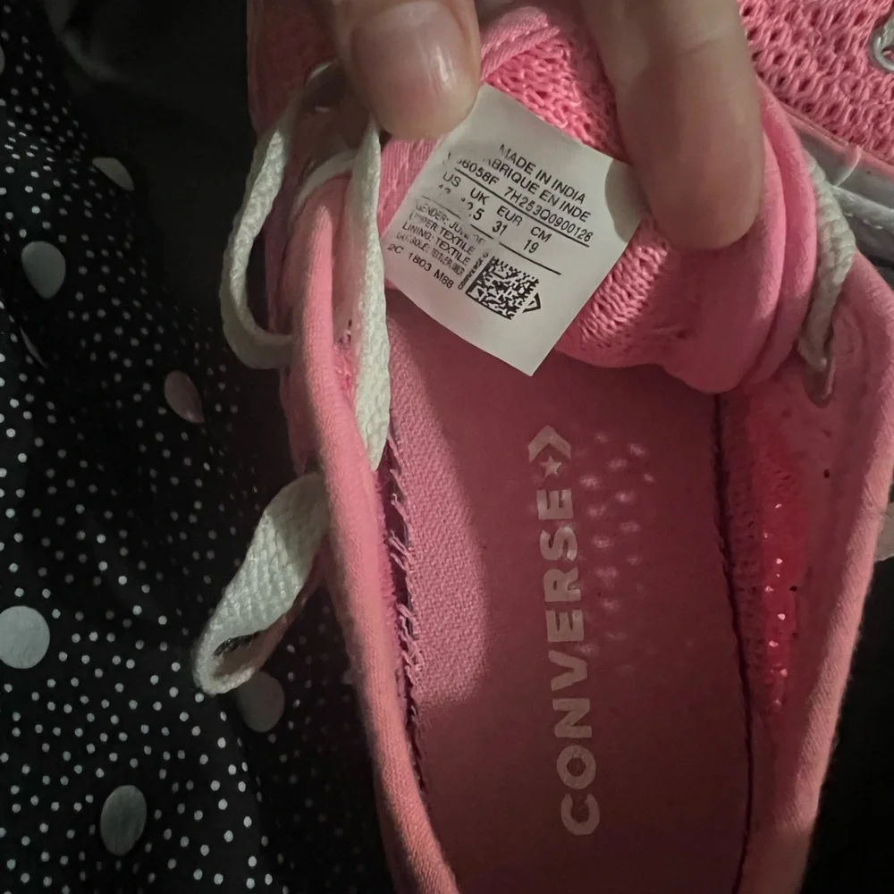 Size 12 kid- 2 pairs of Converse Kids - Picture 6 of 6